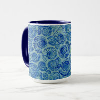 A Lovely Philip Jacobs Fabric Ammonite Mug