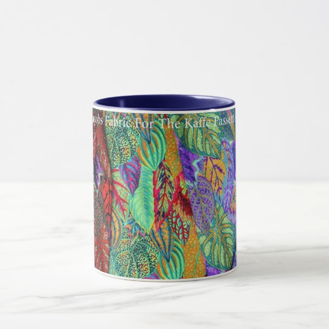 A lovely Philip Jacobs Fabric Coleus mug (Center)