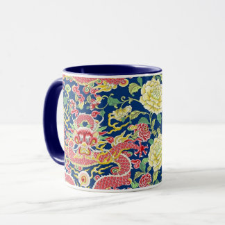 A Lovely Philip Jacobs Fabric Dragon Mug