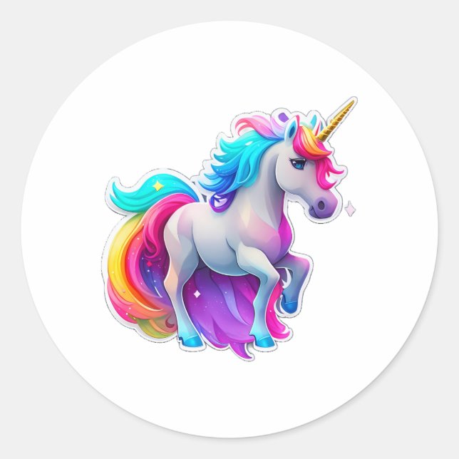 A Lovely Unicorn Sticker 2 (Front)