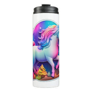 A Lovely Unicorn Sticker Thermal Tumbler