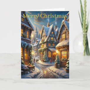 A Lovely Winter Scene Holiday Card