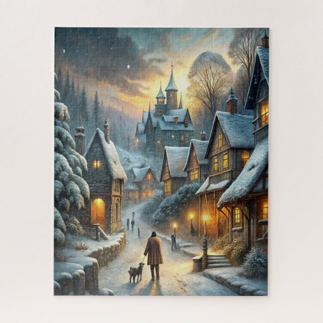 A Lovely Winter Scene Jigsaw Puzzle (Vertical)