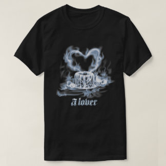 A Lover - Ethereal Smoke Art Heart Illustration T-Shirt