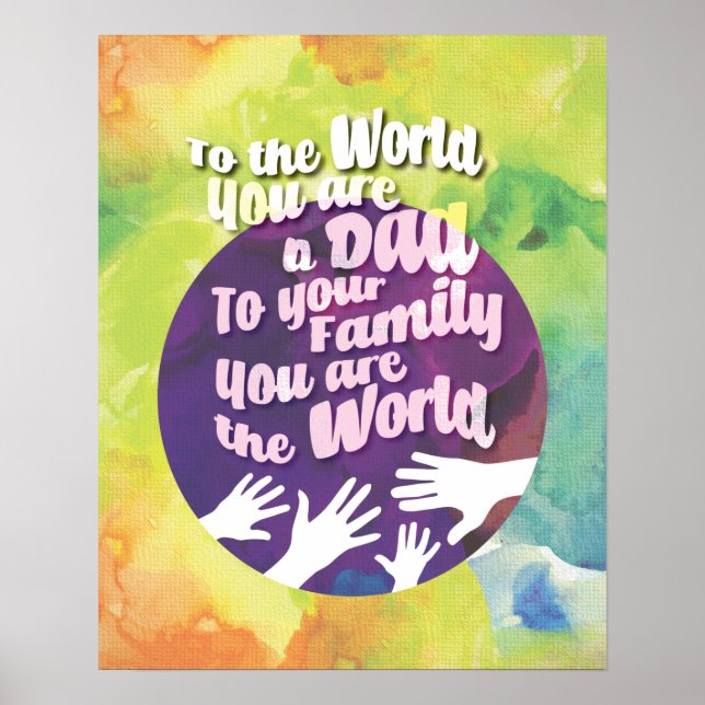 A loving Dad  Poster (Front)