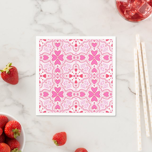 A Loving Hearts  Napkin (Insitu)