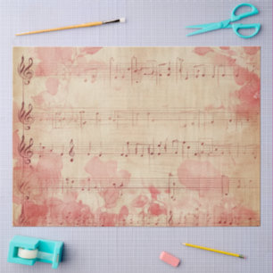 A Loving Musical Note Series Design #2 Tissue Paper