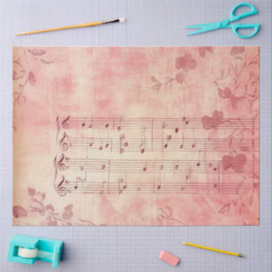 A Loving Musical Note Series Design #4 Tissue Paper