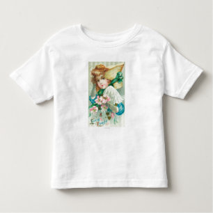 A Loving Thought Maiden with Bonnet Toddler T-Shirt