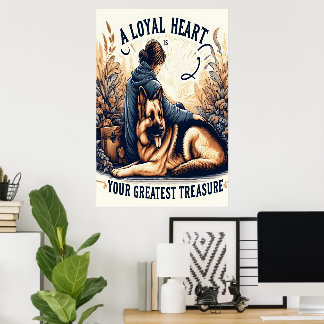 A Loyal Heart and a Faithful Friend Poster