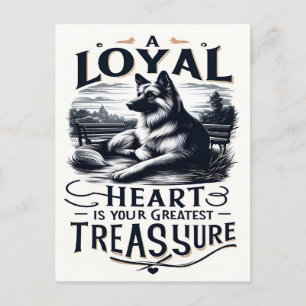 A Loyal Hearts Greatest Treasure Postcard