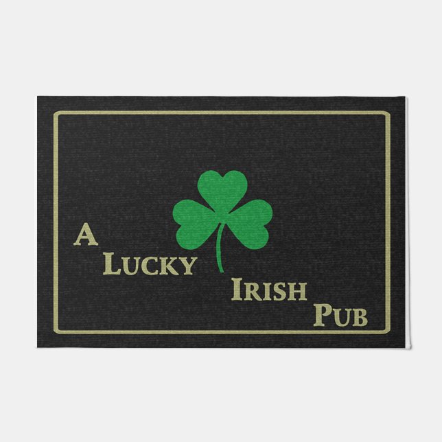 A Lucky Irish Pub Doormat (Front)