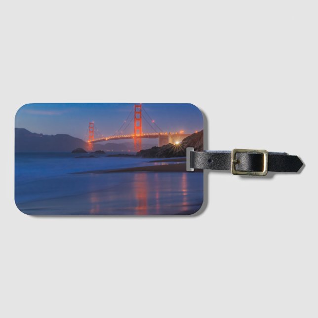 a luggage tag (Front Horizontal)