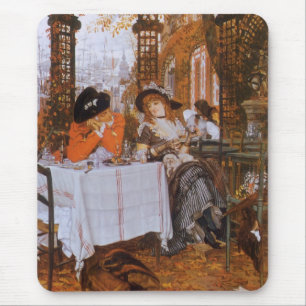 A Luncheon (Le Dejeuner) by James Tissot Mouse Pad