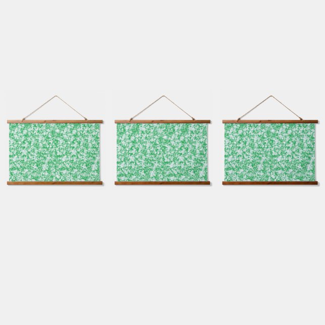 A lush, green fern with delicate, arching fronds f hanging tapestry (Triple)