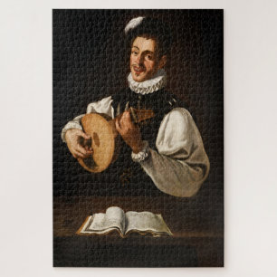 A Lute Player (1596) by Caravaggio Jigsaw Puzzle