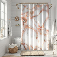 A luxurious rose-gold marble background