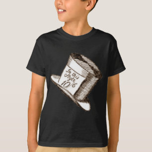 A Mad Hatter Hat in Sepia T-Shirt