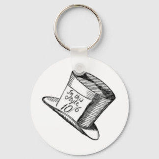 A Mad Hatter Hat Key Ring