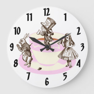 A Mad Tea Party Original Wall Clock