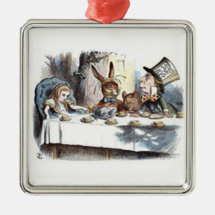 A Mad Tea Party Pastels Metal Tree Decoration