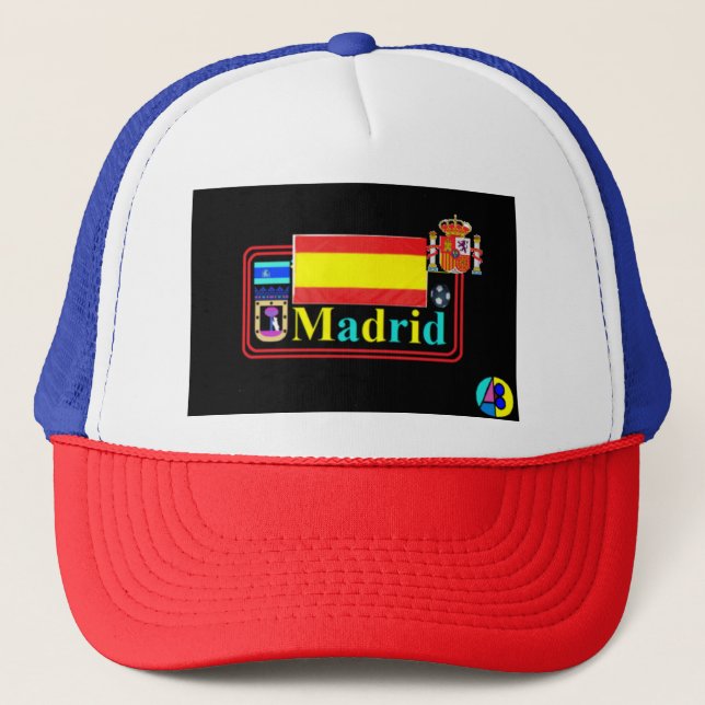 A . Madrid 01 Kappe Trucker Hat (Front)