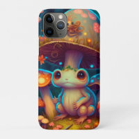 A magic mushroom frog         