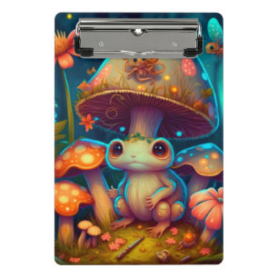 A magic mushroom frog clipboard
