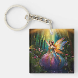 A Magical Fairy Enchanted Forest Key Ring