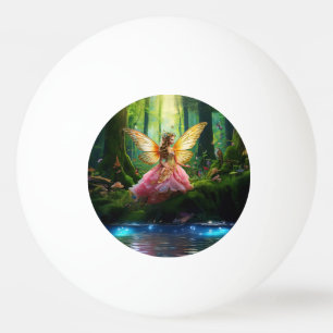 A magical fairy woodland forest  ping pong ball