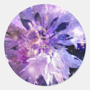 A Magical Honey Bee Classic Round Sticker