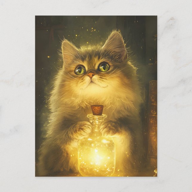 A Magical Kitty Postcard (Front)