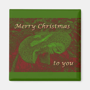 A Magical Mystical 'Shroom for Christmas Magnet