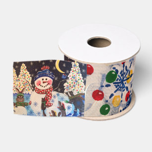 A Magical Night in the Snow Grosgrain Ribbon