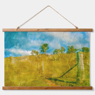 A magical pastoral landscape hanging tapestry
