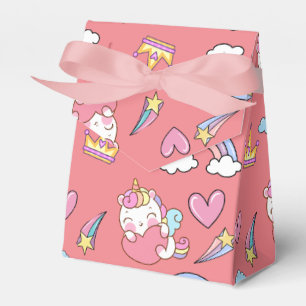 A Magical Rainbow Unicorn Happy Birthday Party Favour Box