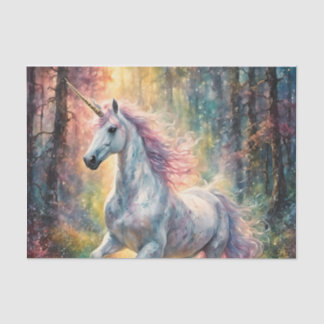 A Magical Unicorn Decoupage Tissue Paper