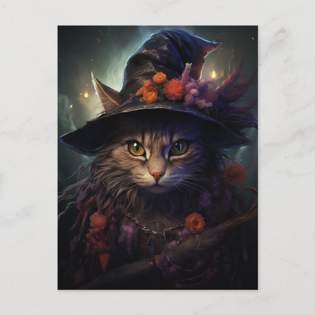 A Magick Cat Postcard (Front)