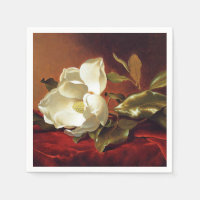 A Magnolia on Red Velvet