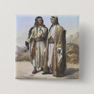 A Mahazi and a Soualeh Bedouin, illustration from 15 Cm Square Badge
