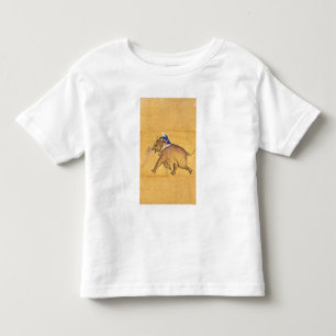 A Mahout riding an Elephant, from the Large Clive Toddler T-Shirt