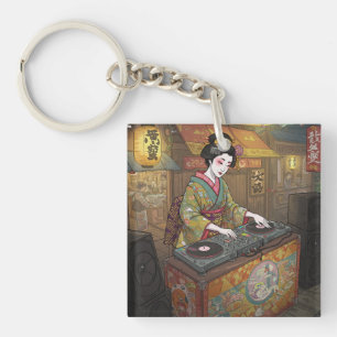 A maiko who became a DJ Key Ring