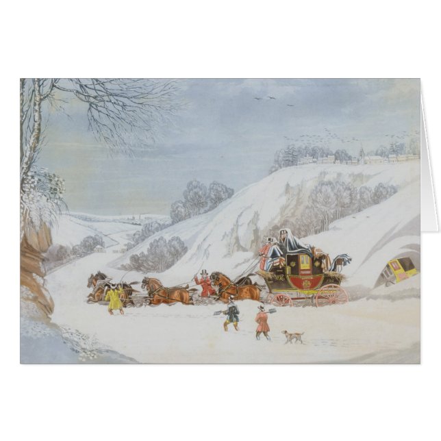 A Mail in Deep Snow (Front Horizontal)