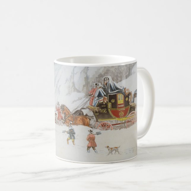 A Mail in Deep Snow Coffee Mug (Front Right)