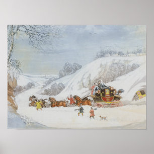 A Mail in Deep Snow Poster