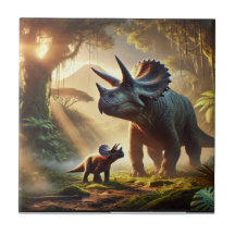 A majestic adult Triceratops