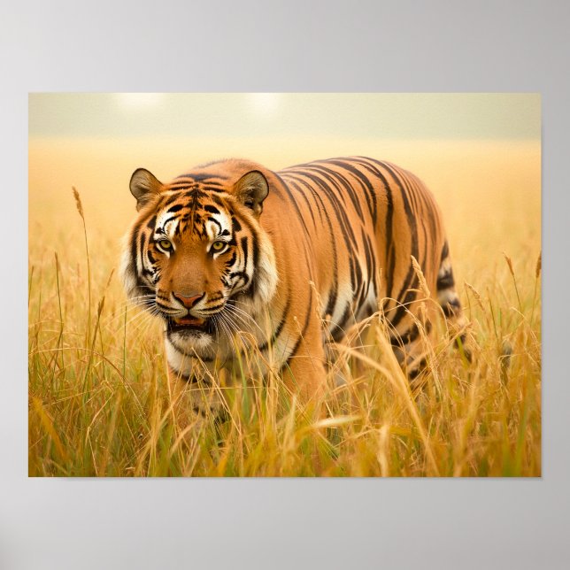A Majestic Bengal Tiger Poster (Front)