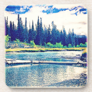 A Majestic Canadian Wilderness Forest. Buy Now Coaster