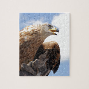 A majestic golden eagle jigsaw puzzle