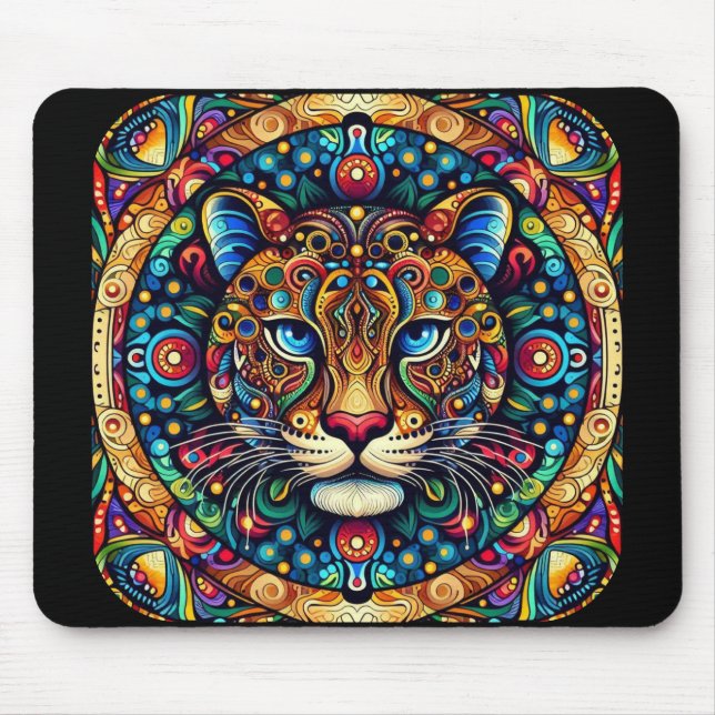 A Majestic Leopard - Mouse Pad (Front)